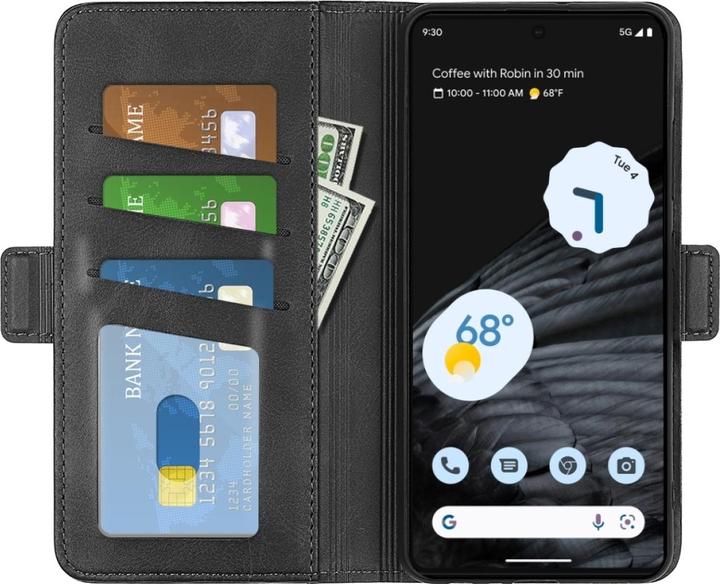 Produktbild Screenguard Google Pixel 7 Pro CardLounge Lederhülle (Google Pixel 7 Pro)