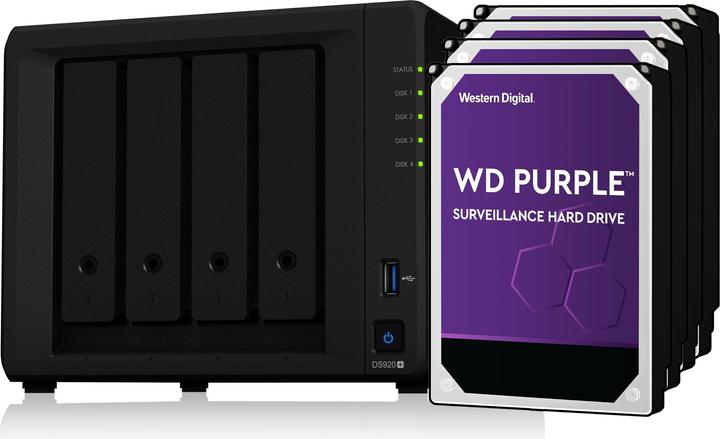 Synology DS920+ (4 x 2 TB, WD Purple)