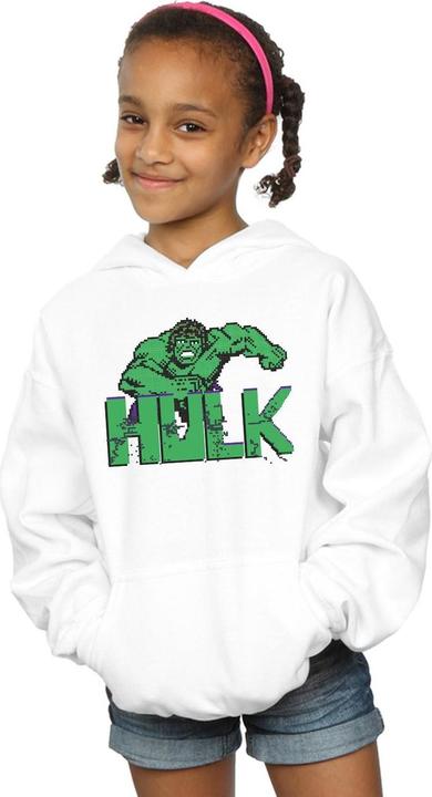 Image du produit - Sweat à capuche HULK PIXELATED - Fille (152, 158)
