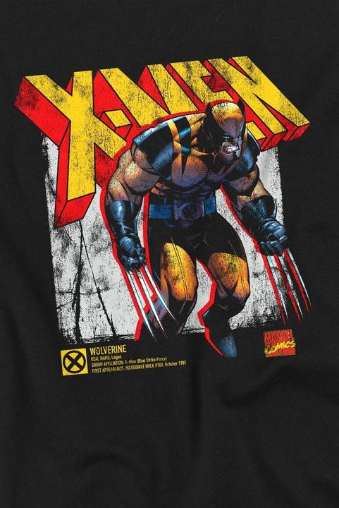 Actual product image Childrens/Kids X-Men Wolverine Infographic T-Shirt (116)