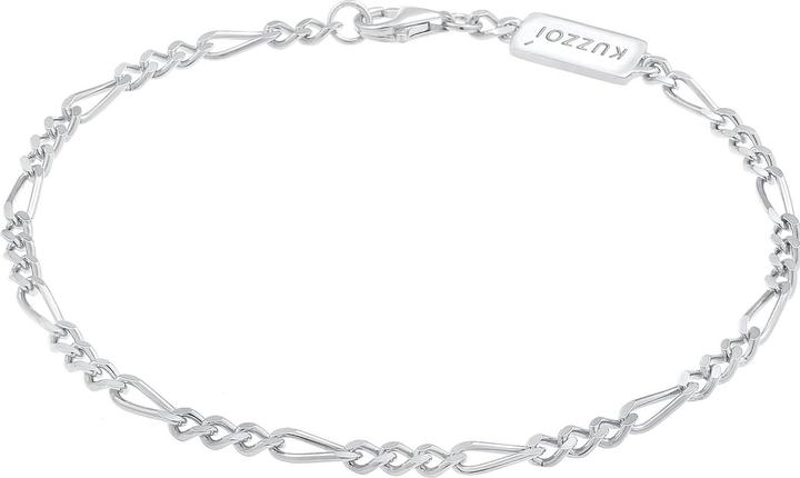 Kuzzoi Basic Armband, Figaro (19 cm, 925er Silber)