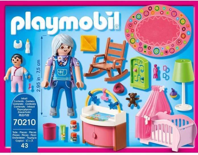 Actual product image Playmobil Baby room (70210, Playmobil Dollhouse)