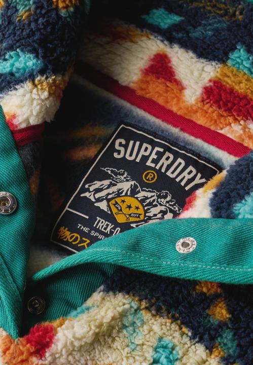 Immagine prodotto Superdry Superweicher Henley-Pullover mit Print (10)