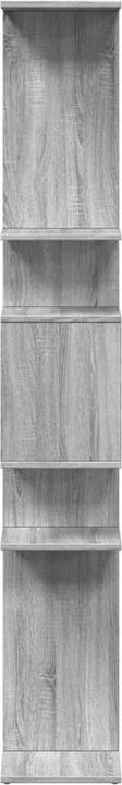 Produktbild VidaXL Bücherregal Raumteiler Wandregal Standregal Raumtrenner Regal Grau Sonoma (92 x 29 x 188 cm)