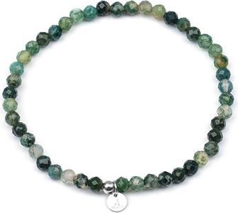 Agato Mineral Bracelet With Moss Agate Pol-B21/20g