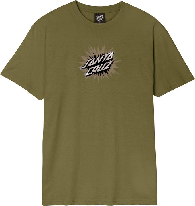 Santa Cruz Burst Oval Dot Front T-Shirt (S)