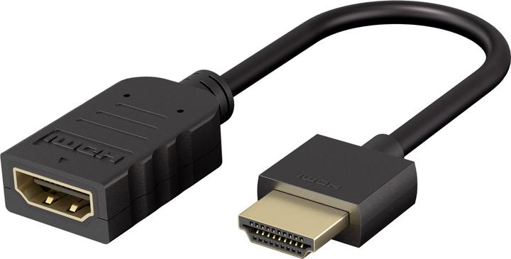 Actual product image clicktronic HDMI™ Flex Adapter, Black, 0.1 m (0.10 m, HDMI)