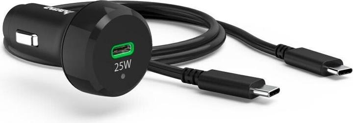 Actual product image Hama Car Charger Set, USB-C, 25 Watt, Black