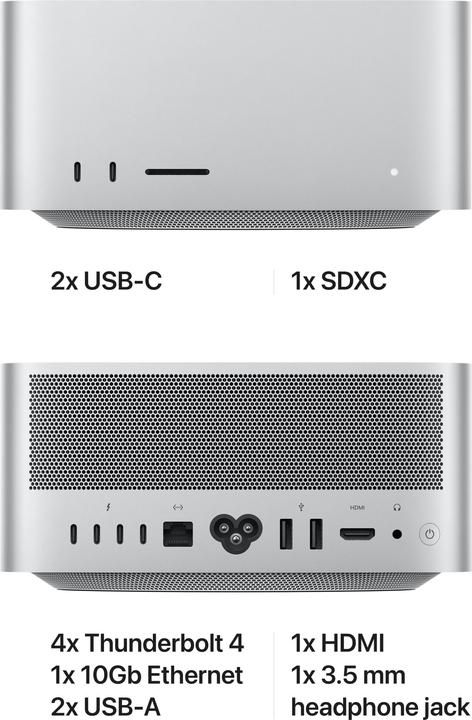 Immagine prodotto Apple Mac Studio (M1 Max, 64 GB, 1000 GB, Apple M1 Max 24-Core)