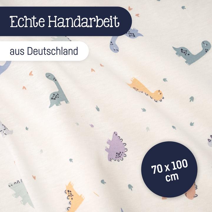 Produktbild Julius Zöllner Jerseydecke gefüttert, Little Dinos (25 x 10 cm)
