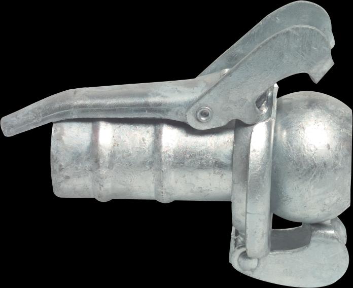 Produktbild Bevo Schnellkupplung Stahl Verzinkt 50 mm M-Teil Bauer x Schlauchtülle Typ Bauer S77 (50 mm)