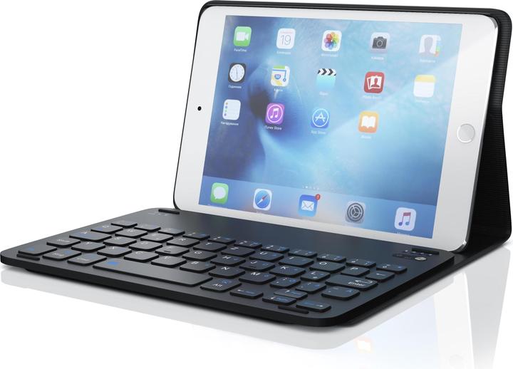 Aplic Clavier tablette pour iPad mini 4, Bluetooth, étui de protection 7,9",portée 10m, avec batterie (DE, iPad mini 2015 (4. Gen))