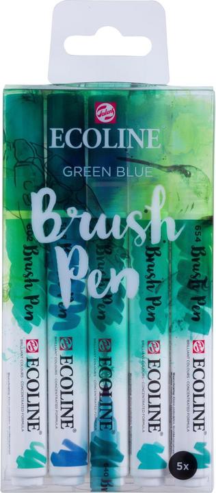Talens Ecoline (Weiss, Grün, Blau, Schwarz, 5 x)