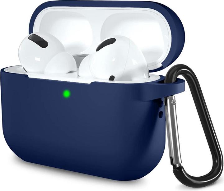 Produktbild Techsuit - Silicone Case - for AirPods Pro 1 / 2, Smooth Ultrathin Material - Navy Blue (Kopfhörer Hülle)