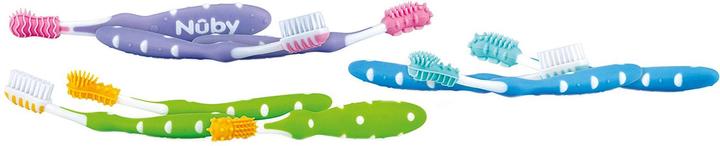 Image du produit Nuby Entraîneur de brosse à dents, lot de 3 (Souple, 1 x)