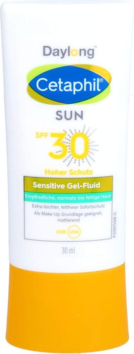 Produktbild Cetaphil Sun Cetaphil sun 30 sensitive Gel-Fluid Gesicht, 30 ml Gel (Sonnengel, SPF 30, 30 ml)