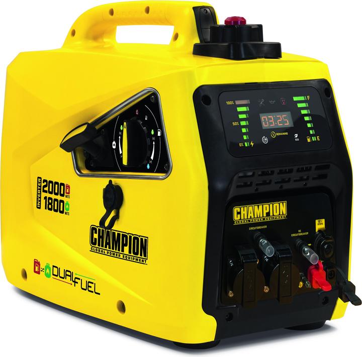 Actual product image Champion Power Equipment Agregat EU 2000 Watt LPG Dual Fuel Inverter Generator (1600 W, 4.10 l)