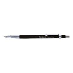 Actual product image Staedtler Clutch pencil Mars technico 780 C black for 2 mm leads with clip and pusher (2 mm, HB, 1 x)