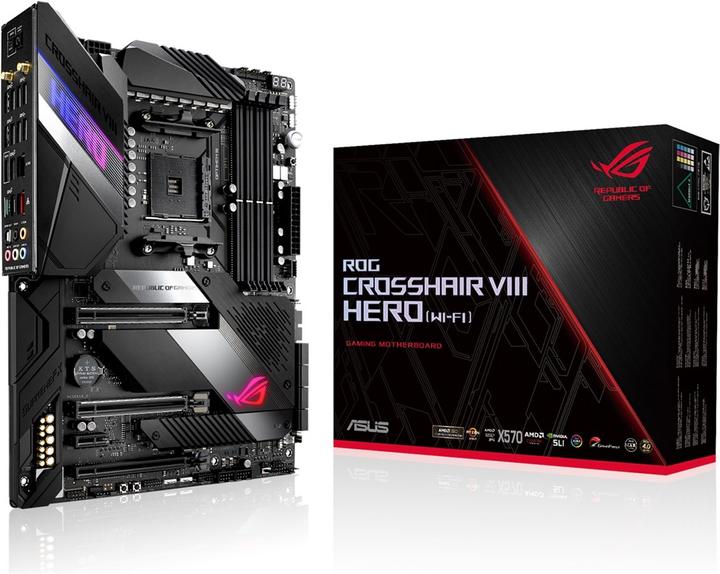 Productafbeelding ASUS Rog Crosshair VIII Hero WI-FI (AM4, AMD X570, ATX)
