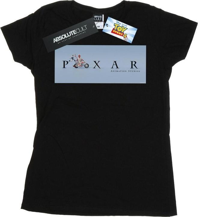 Disney Toy Story 4 Duke Caboom Pixar Studios Logo TShirt (L)