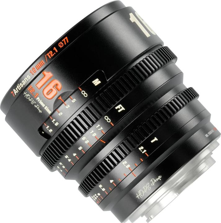 Actual product image 7artisans Fixed focal length 16mm T/2.1 - MFT, lens type: wide-angle (Micro Four Thirds, Micro Four Thirds)