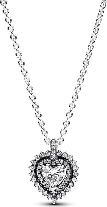 Immagine prodotto Pandora Collana aureola con cuore scintillante (Argento 925, 45 cm)