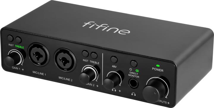 Produktbild Fifine Ampli3 Type-C Audio Interface 2 Channel USB Treble Sound Card Mixer