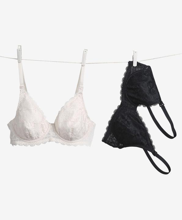 Produktbild Vertbaudet 2er-Pack Still-BHs mit Spitze und Bügeln (70 C)