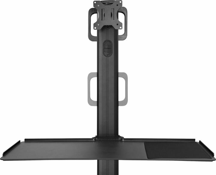 Actual product image StarTech com Pupitre de Travail Mobile avec Support Écran - Support pour Tour PC et Clavier - Chario (Table)