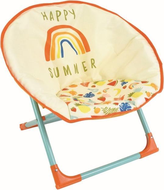 Actual product image Jemini Kinderstuhl - Happy Summer - klappbar - orange/beige (High chair)