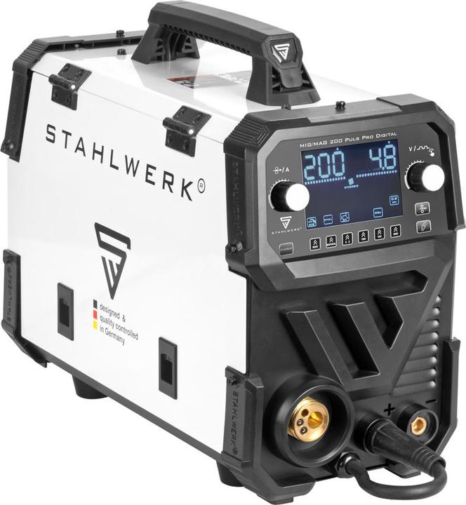 Produktbild Stahlwerk Schutzgas-Schweissgerät MIG MAG 200 Spot Puls Pro Digital IGBT 200 A