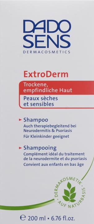 Produktbild Dado Sens EXTRODERM Shampoo - Trockene & sensible Kopfhaut (200 ml, Flüssiges Shampoo)