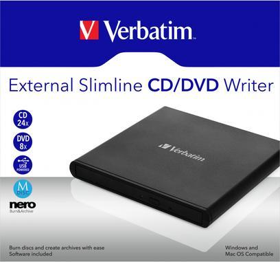 Image du produit Verbatim Graveur CD-DVD externe à faible encombrement (Graveur de DVD)