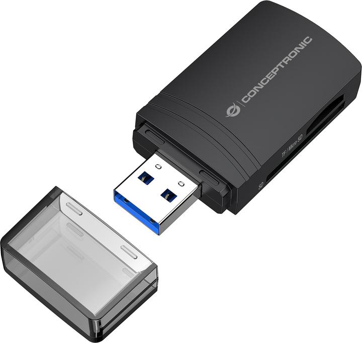 Conceptronic Card Reader USB-A -> Micro SD/TF 4.0 schwarz