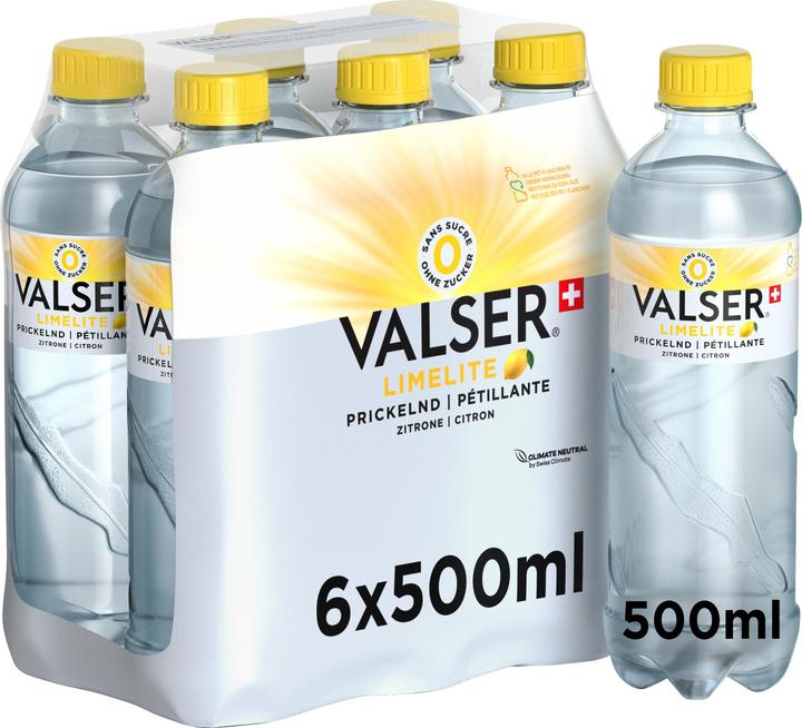 Produktbild Valser Prickelnd Zitrone (6 x 50 cl)