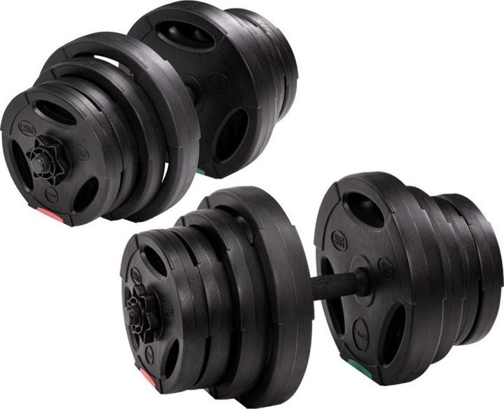 Produktbild HMS Langhantel aus Verbundwerkstoff 40 KG SG40 (4 x 2.5 kg, 8 x 1.25 kg, 4 x 5 kg)