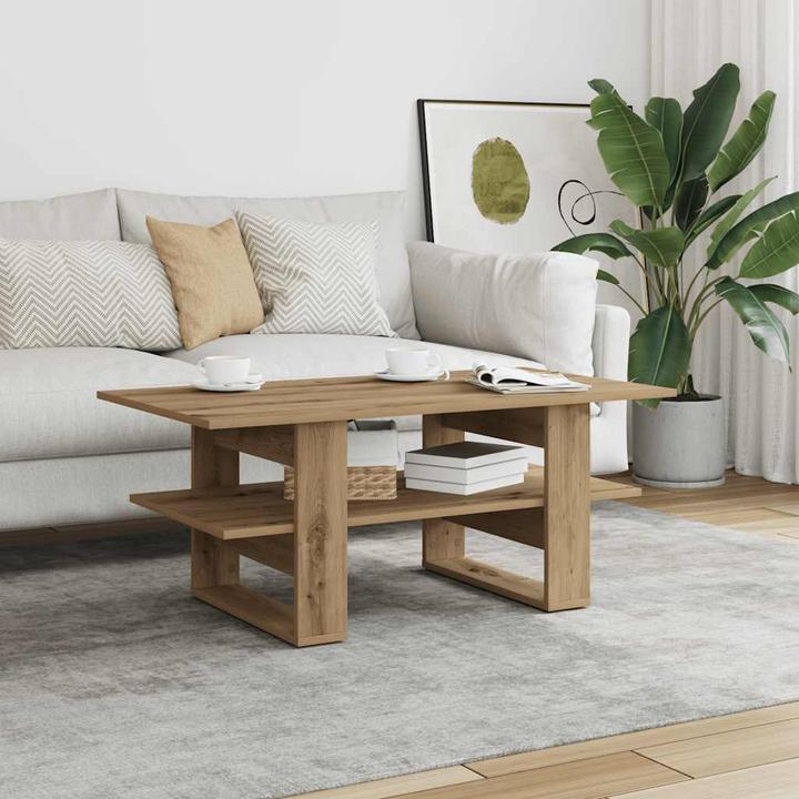 Produktbild VidaXL Couchtisch Artisan-Eiche 102x55x42 cm Holzwerkstoff (102 x 55 x 42 cm)