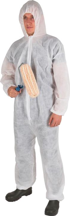 Actual product image Kerbl PP disposable overall, white size M (M)