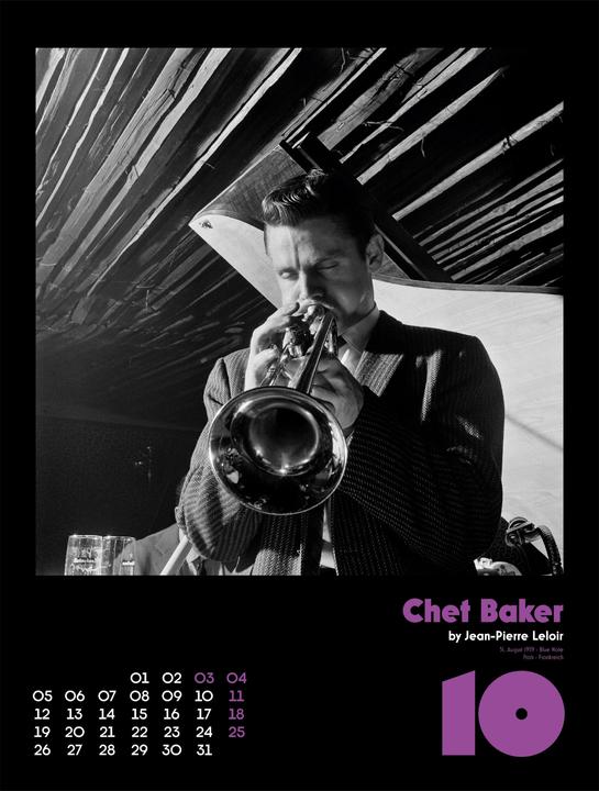 Produktbild Jazz Kalender 2026 (Englisch, Deutsch, Französisch, Spanisch)
