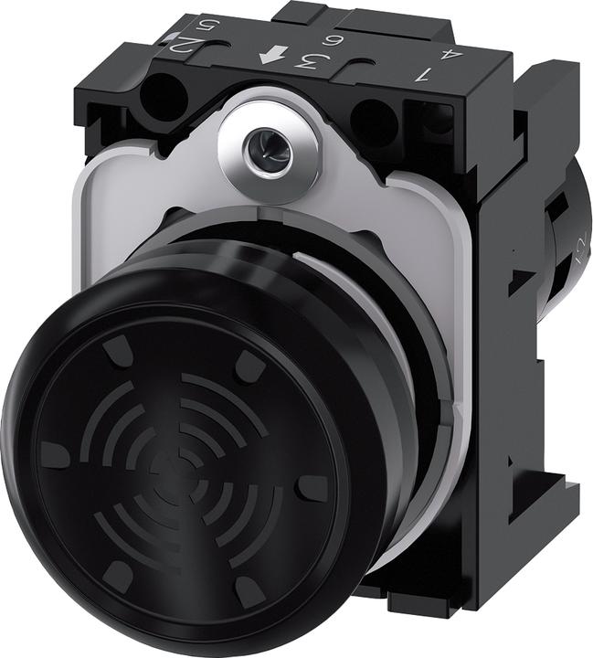Actual product image Siemens Acoustic 3SU1200-6LB10-1AA0Alarm compact 22mm rd plastic