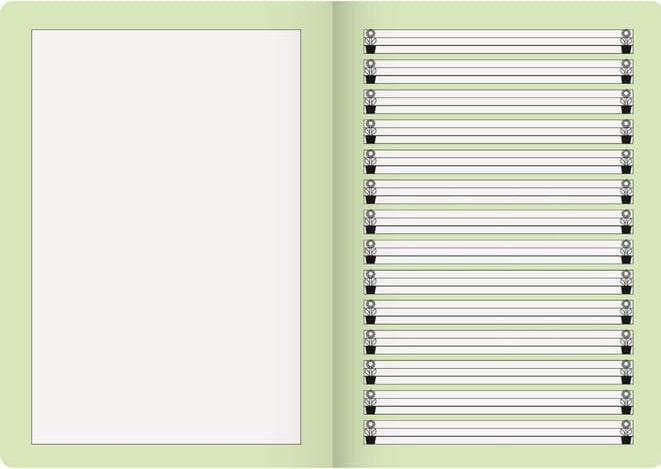 Produktbild Geschichtenheft Lineatur 1G liniert DIN A4 ohne Rand, 16 Blatt (A4, Liniert)