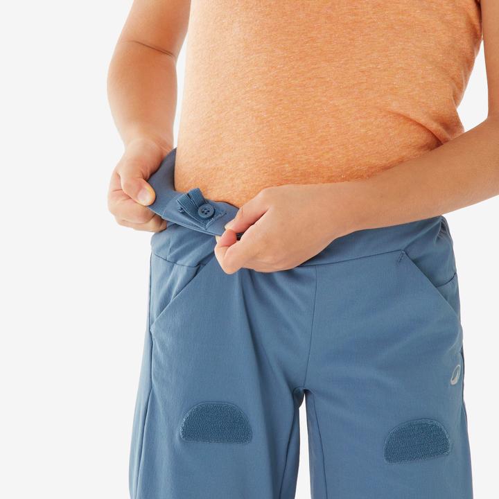Actual product image Quechua Zip-Off-Hose Kinder Wandern - MH100 Easy blau (122)