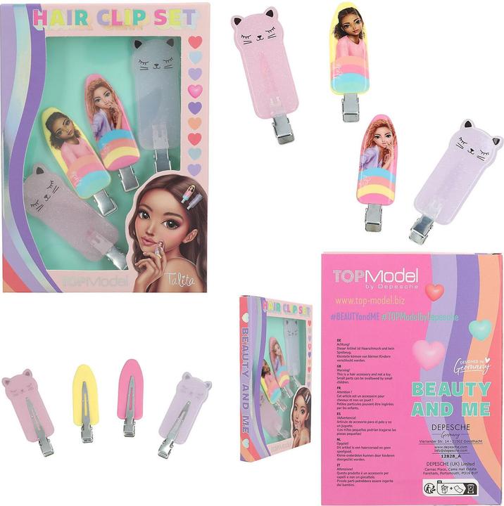 Actual product image Depesche TOPModel - BEAUTY and ME - Haarklammern Set - 1 Set