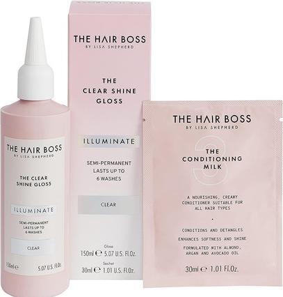 The Hair Boss Clear Shine Gloss Semi-Permanent Haarkur 150ml