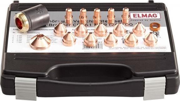 Produktbild Elmag - Zubehör- und Verschleissteileset für PC 10051/T zu Plasma-Brenner CP161 MAR, 20-100 Amp. für