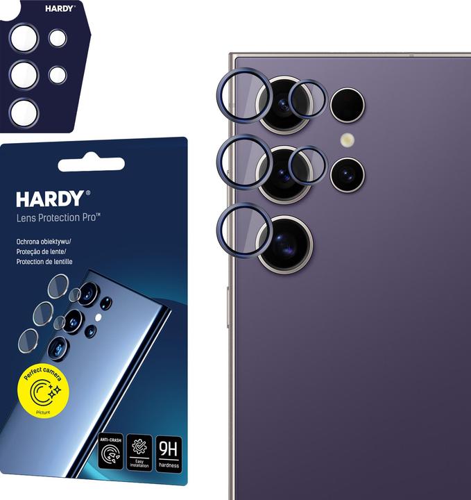 Actual product image 3MK HARDY Lens Protection Pro for Samsung Galaxy S24 Ultra - purple (Samsung Galaxy S24 Ultra)