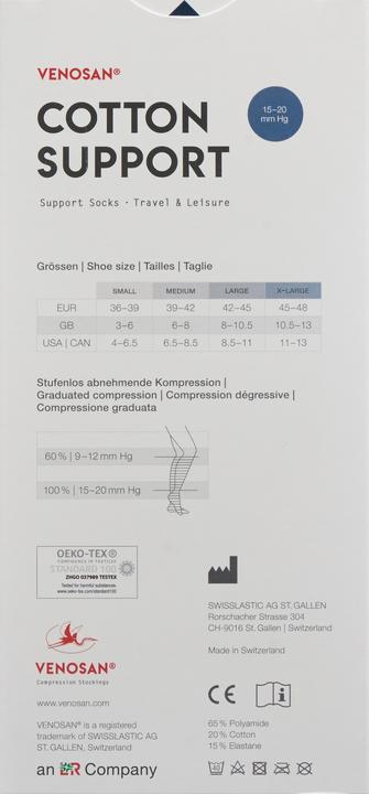 Immagine prodotto Venosan COTTON SUPPORT Calzini A-D navy (M)