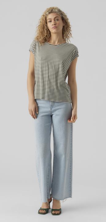 Actual product image Vero Moda Vmava Ss Top Stripe Ga Jrs Noos (L)