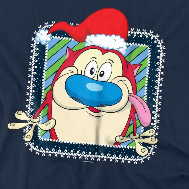 Produktbild Ren & Stimpy Festive TShirt weihnachtliches Design (4XL)