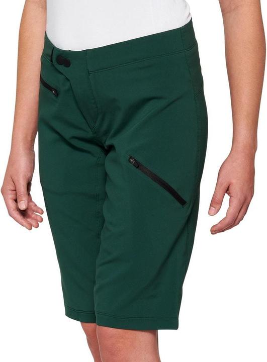 100% Ridecamp Women Shorts - Forest Green